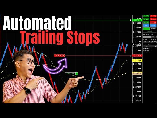 Simple ATM Auto Trail Strategy -  NinjaTrader Tutorial