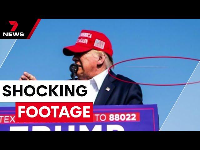 The crucial moments of the Trump assassination attempt | 7NEWS