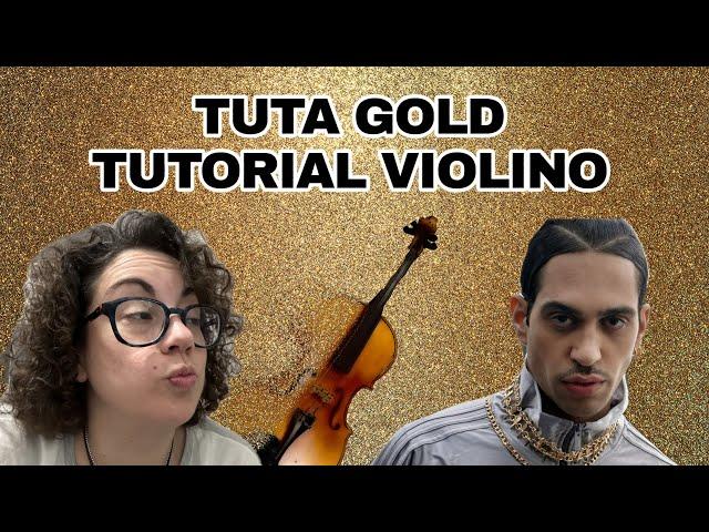 Tuta Gold al violino - tutorial