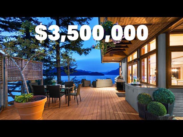 Take a look at this waterfront $3,500,000 designer home on Bowen Island