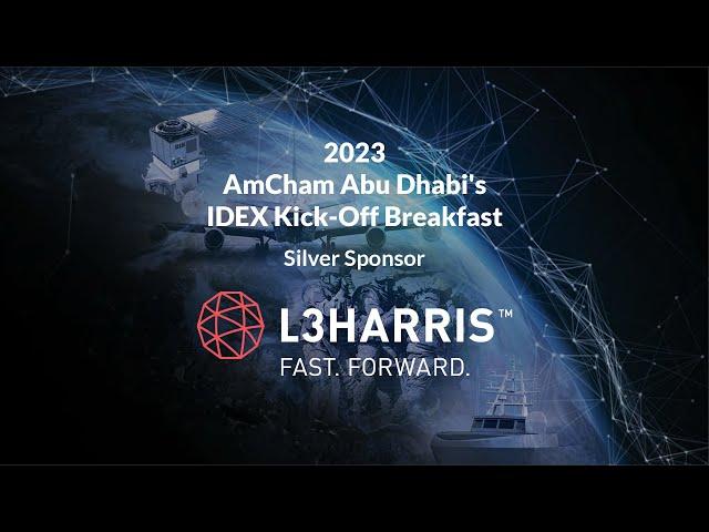 L3Harris Silver Sponsor of 2023 AmCham Abu Dhabi IDEX Kick-Off Breakfast