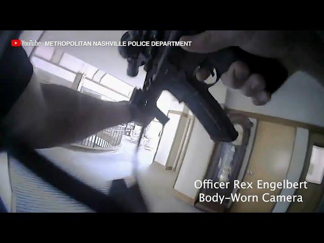 Nashville shooting: Bodycam video shows moment officers take down shooter