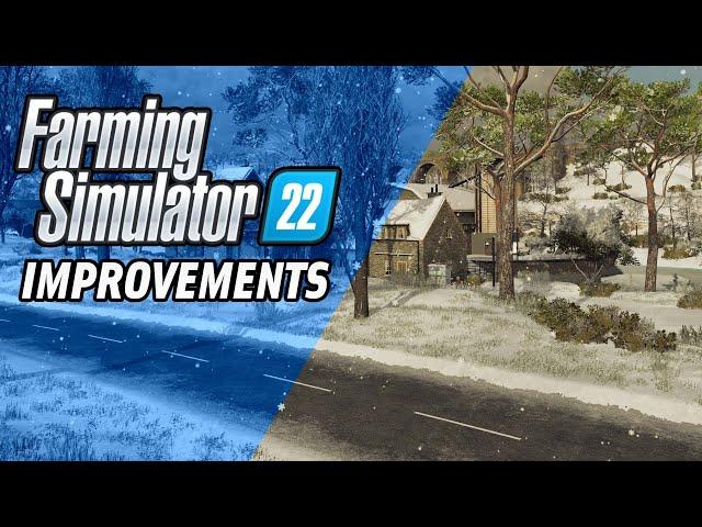 FS22 GAME IMPROVEMENTS! (SEASONS, GRAPHICS, & CROPS) | FARMING SIMULATOR 22