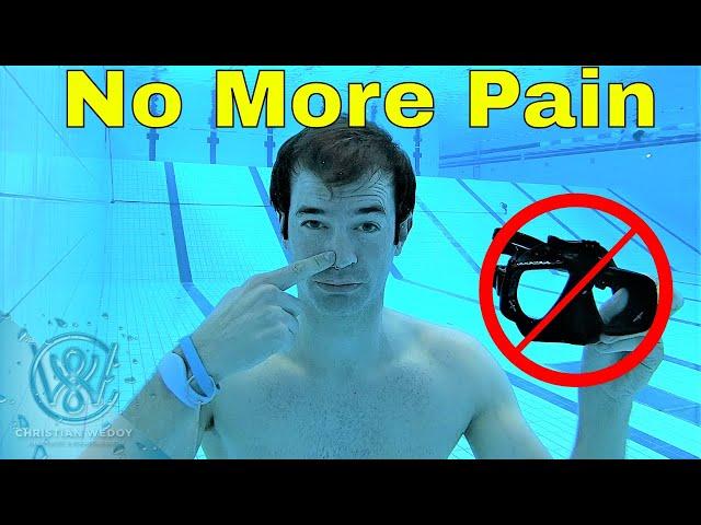 How to swim underwater without holding your nose - No more pain