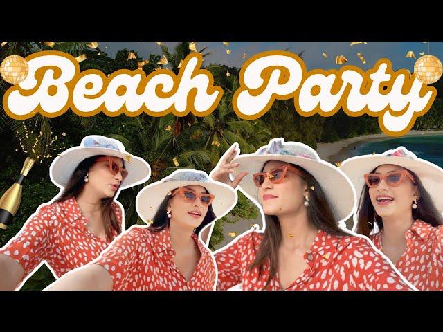 Beach Party ️🫶 || UNNATI PATEL॥KISHAN PATEL॥COUPLE VLOG