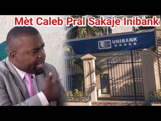 Bwa Mare! Mèt Caleb Jean-Baptiste Anonse Li Pral Sakaje Sikisal Inibank Yo Pou Dosye Dola$...