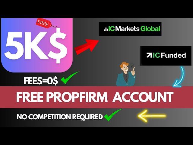 Get free $5k propfirm challenge by IC Funded | complete claiming tutorial explained