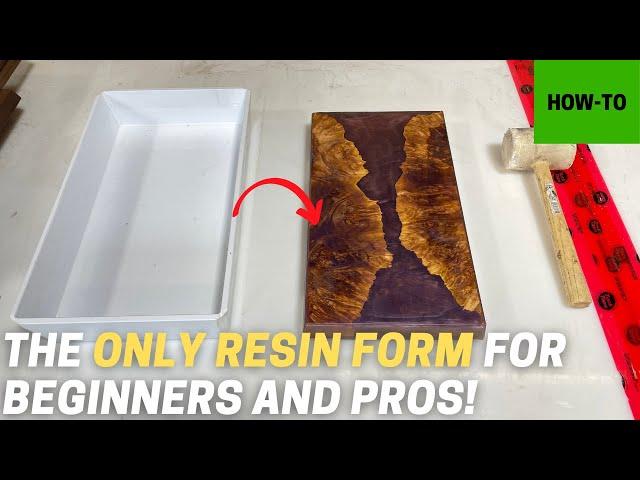 World's EASIEST Epoxy Form | The NO SEAL Form