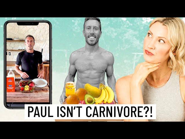 Paul Saladino is no longer Carnivore?! (This diet is completely unhinged..)