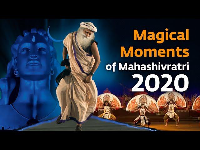 Magical Moments at Mahashivratri 2020 @ Isha Yoga Center