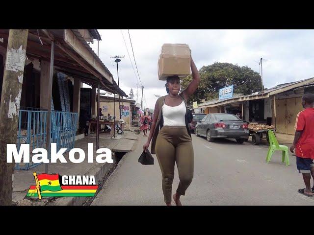 Welcome Africa’s biggest market in Ghana Accra-Makola  