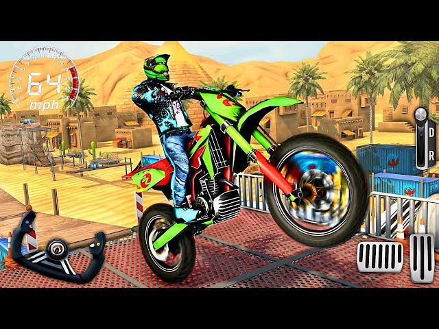 Extreme Dirt Bike Mega Ramp Stunt Racer - Motorcross Dirt Bike Racing 3D : Android Gameplay