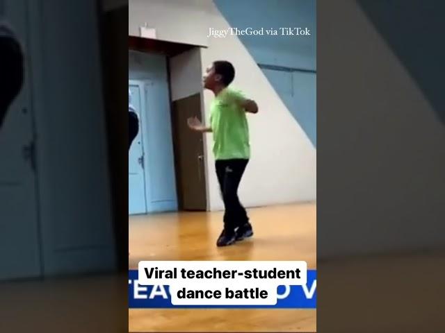 Teacher, student go viral for 'veggie dance' battle
