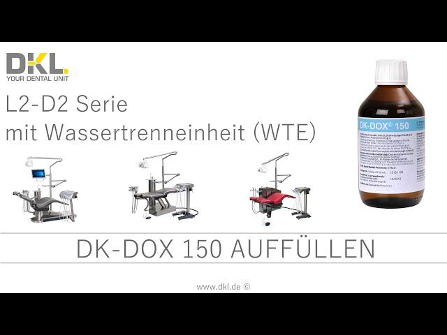 DKL CHAIRS L2-D2 SERIE AUFFÜLLUNG DK-DOX 150 WASSERTRENNEINHEIT (WTE)