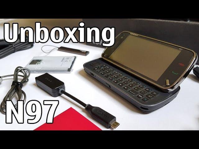 Nokia N97 Unboxing 4K with all original accessories Nseries RM-505 review