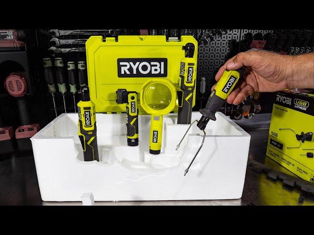 NEW RYOBI USB Lithium Cordless Ratchets Foam Cutter, and MORE!