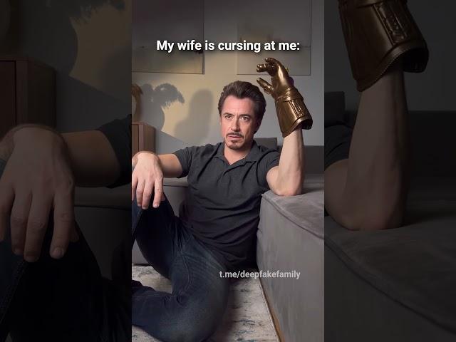 Sometimes you begin to understand Thanos