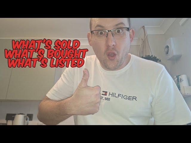 Ebay Reselling Weekly Update - What's Sold What's Bought & What's Listed!