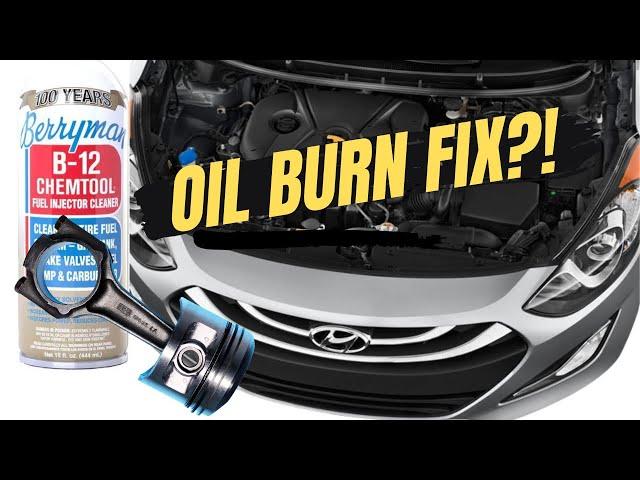 Car Burns Oil - Fixed! Piston Rings Soaking with B-12 (Hyundai Elantra)