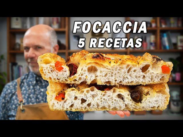 5 maneras de hacer Focaccia