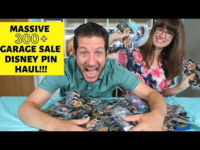 Massive 300+ Rare Disney Pins Garage Sale Haul!!!