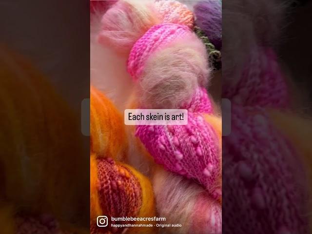 More on why handdyed yarn is more $ than mass produced yarn. Pause to read & shop small! 