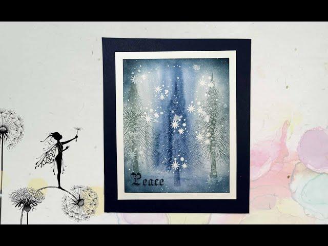 Make the most magical Winter card in minutes! 