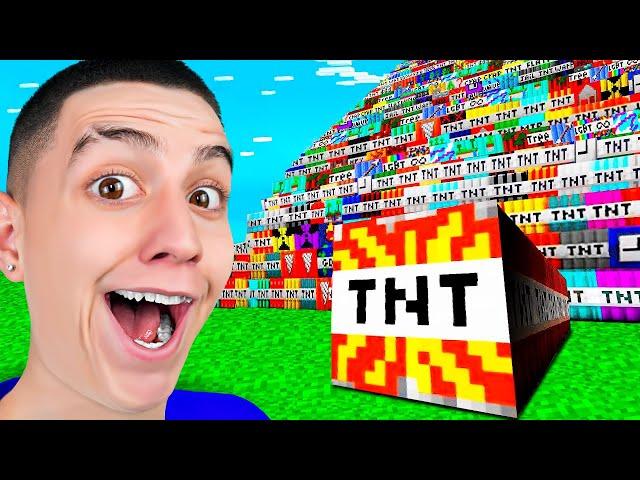 Я ВЗОРВАЛ 100 РАЗНЫХ ДИНАМИТОВ В МАЙНКРАФТ! **КРУТОЙ МОД В MINECRAFT**