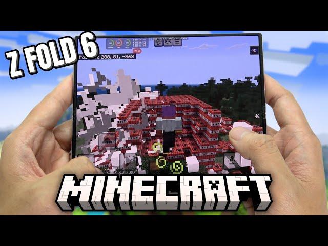 Samsung Galaxy Z Fold 6 test game MineCraft | Snapdragon 8 Gen 3