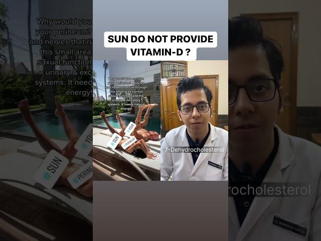 Do Sun Provide Vitamin-D ? | Dt.Bhawesh | #diettubeindia #dietitian #vitamind #shorts