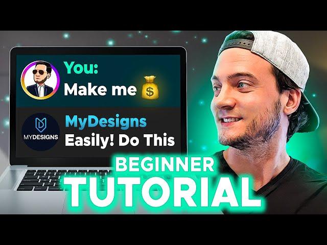 The #1 AI Tool Print on Demand Sellers NEED to Know for 2025 (MyDesigns Beginner Tutorial)