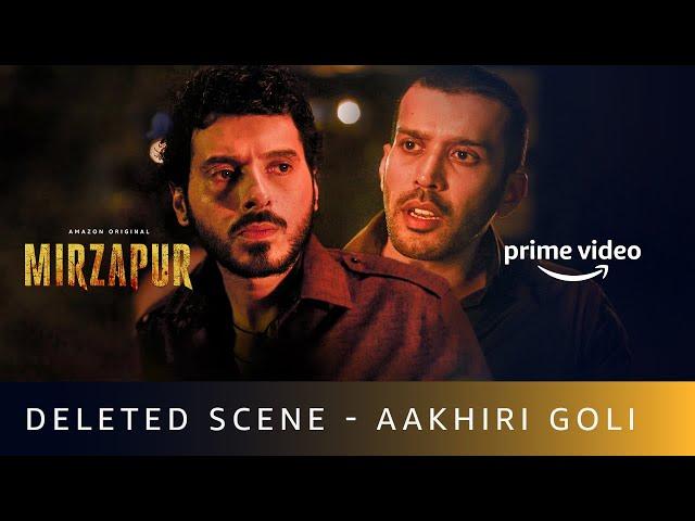 Mirzapur 2 Deleted Scene - Aakhiri Goli | Divyenndu, Anjum Sharma | Amazon Prime Video