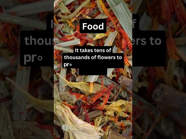 The worlds most expensive spice: The Fact Frontier #interestingfacts #facts #food #foodfacts