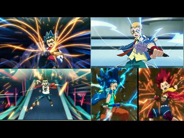 Beyblade Burst Sparking All Launch Styles