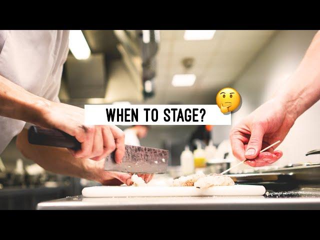 Is it better to Stage early or late in your career?