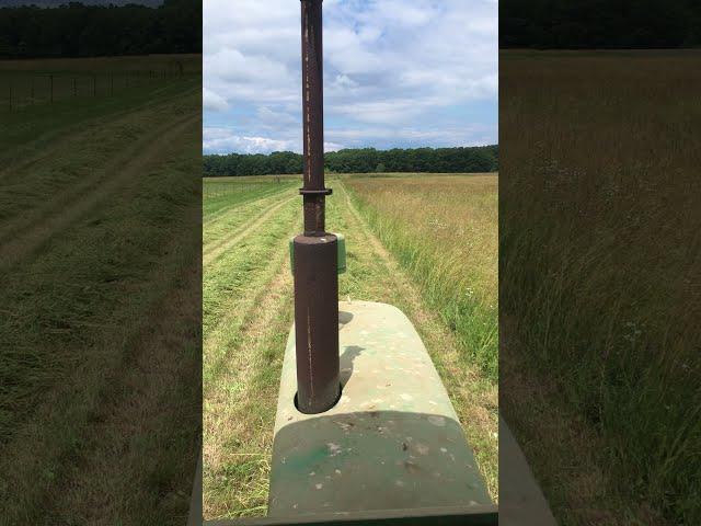 2021 hay season 1969 John Deere 4000 and John Deere 830 MOCO