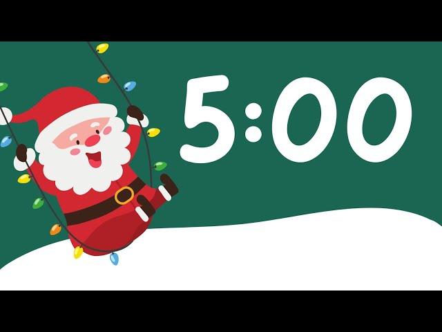 5 Minute Christmas Themed Countdown-With Music