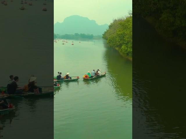 Trang An River Boat Tour Experience NINH BINH VIETNAM  *FULL VIDEO IN FIRST COMMENT*