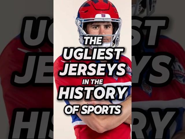Finding the UGLIEST JERSEY In Sports History!! #nfl #jersey #worst #shorts