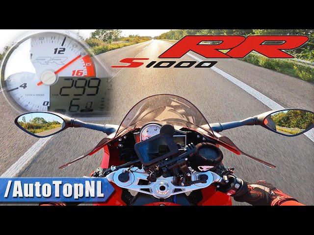 BMW S1000RR Akrapovic | TOP SPEED on AUTOBAHN [NO SPEED LIMIT] by AutoTopNL