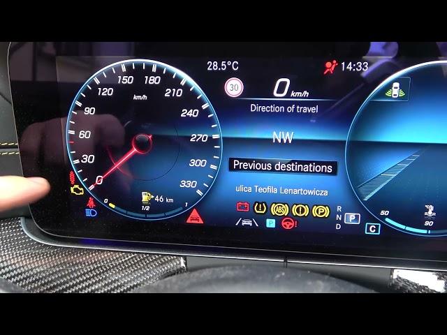 How to Turn On and Off High Beam Headlights in Mercedes AMG E63 S 4MATIC+ - Activate High Beam LED