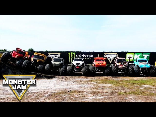 Adam Anderson Get the World Record in the Most Monster Jam Trucks Jumped! | Monster Jam