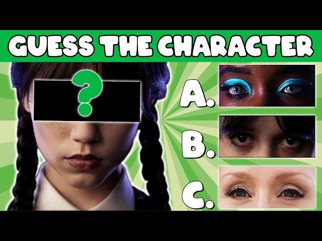 Guess The Wednesday Characters By Their Eyes #3 | Wednesday Quiz