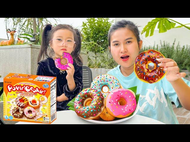 Cam Cam trổ tài làm món ăn sáng, bánh donut màu sắc - Cam Cam TV