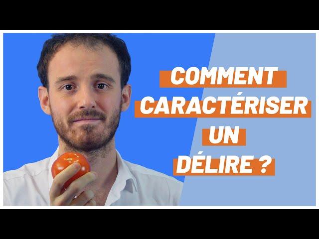 Comment caractériser un délire ?