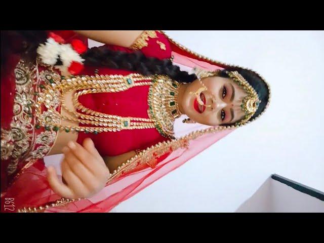 saj dhaj ke mai short vedio # bride dance performance 2022@mamtamauryadance 🩰