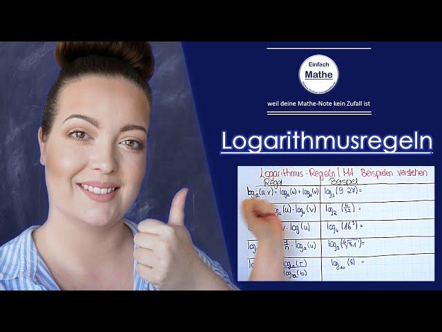 Logarithmusregeln | Beispiele und Erklärungen by einfach mathe!
