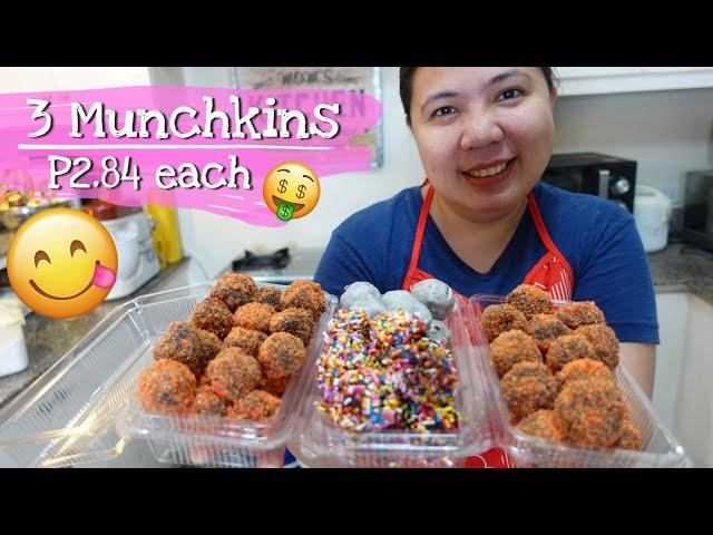 MUNCHKINS pang Negosyo, 3 Flavors Munchkin Recipe with Costing