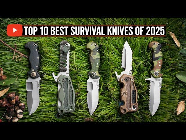 Top 10 Best Survival Knives 2025 : Ultimate Guide to Tactical Gears 2025!