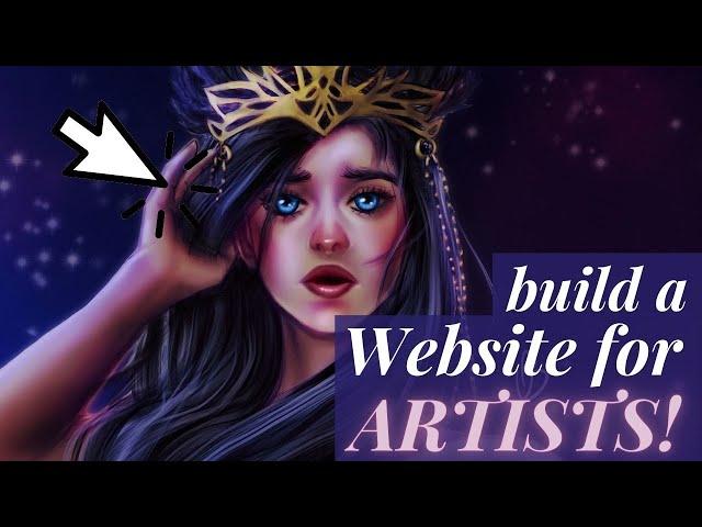 How to Create a Website // ARTIST Portfolio Website Tutorial 